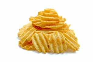 chips close up crisp crispy
